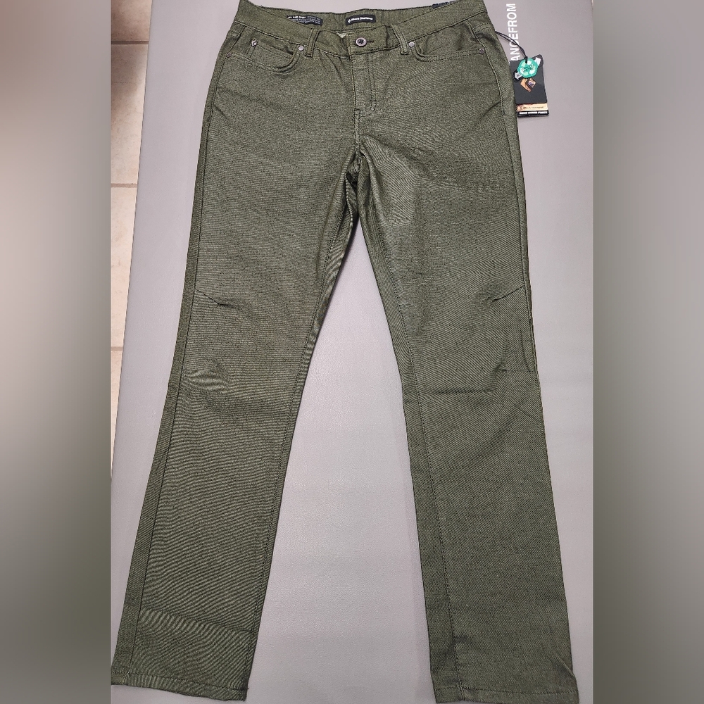 Black Diamond Forest Green Pants NWT